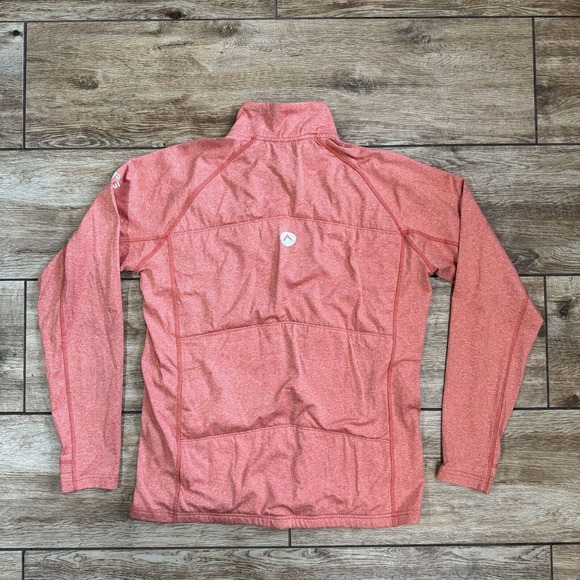 Oros Solarcore Half-Zip Insulated Pullover Mens Size M Coral Orange - Picture 12 of 12